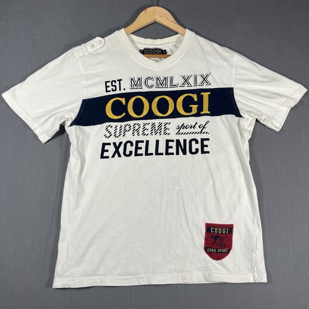 Vintage Coogi Supreme Sport of Excellence T-Shirt Men's Sz Medium